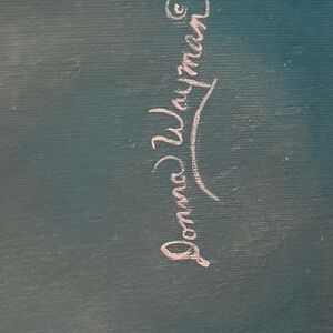 Abstract Blue Wall Art by